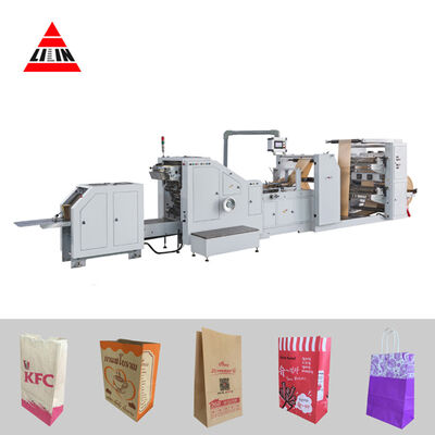 Automatic Paper Shopping Bag Making Machine Customized Bag Size Water In K Ink Ideal for Retail Packaging and Paper Bags
