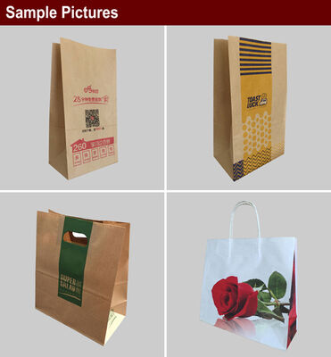 Speed 60pcsmin Kraft Paper Bag Making Equipment Including Paper Roll Width 8601260mm Designed for Durable Bag Production