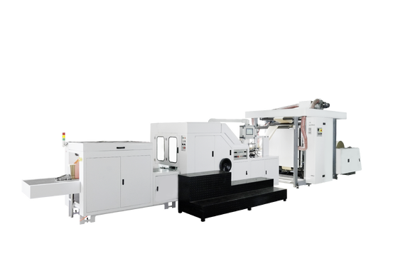 Automatic Paper Shopping Bag Making Machine Customized Bag Size Water In K Ink Ideal for Retail Packaging and Paper Bags
