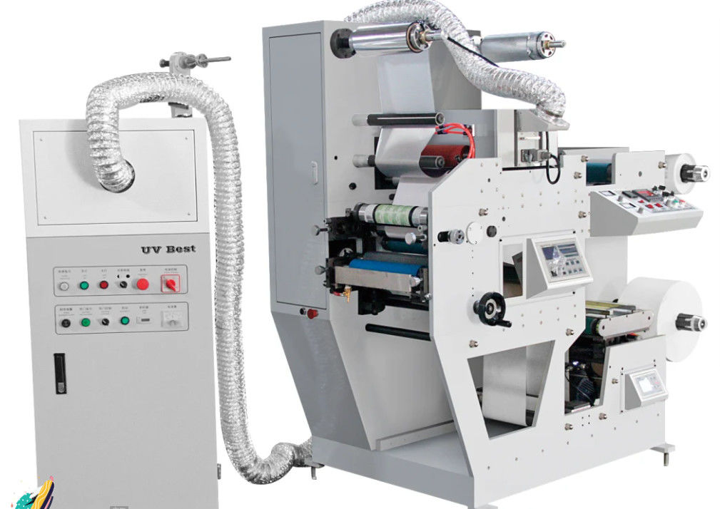 1color Roll Paper Sticker Label Flexo Printing Machine Use IR Dryer And ...