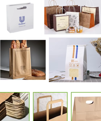 Automatic Paper Shopping Bag Making Machine Customized Bag Size Water In K Ink Ideal for Retail Packaging and Paper Bags