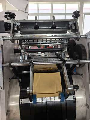 CMYK Flexo Printer Paper Shopping Bag Making Machine 50Hz 60Hz Power Supply Total Power 15 KW Suitable for Large Scale Packaging