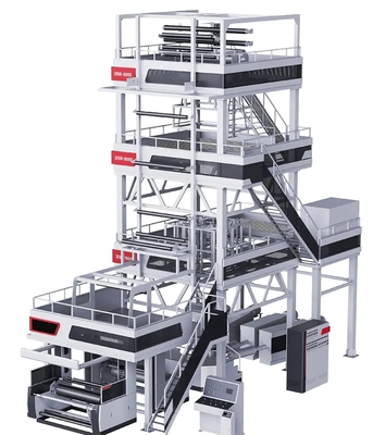 Diameter Of Screw 55mm 2 or 65 2mm Film Extruder Machine with Main Motor Power 7.5kw 11kw and Film Thickness 0.004 to 0.1mm