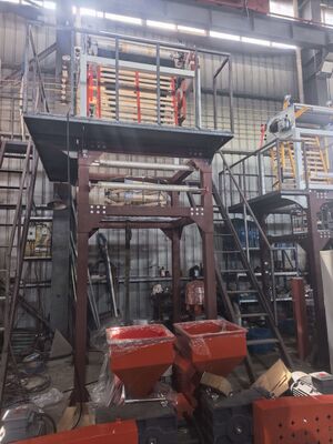 Film Extruder Machine with PLC Touch Screen Control System and Film Thickness 0.004 to 0.1mm Powered by Main Motor 7.5kw 11kw