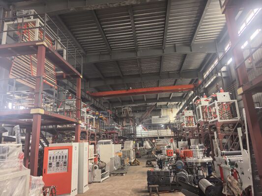SIEMENS Motor Plastic Film Extrusion Machine Offering Extrusion Capacity 100 To 500 Kg per Hour Designed for Film Production